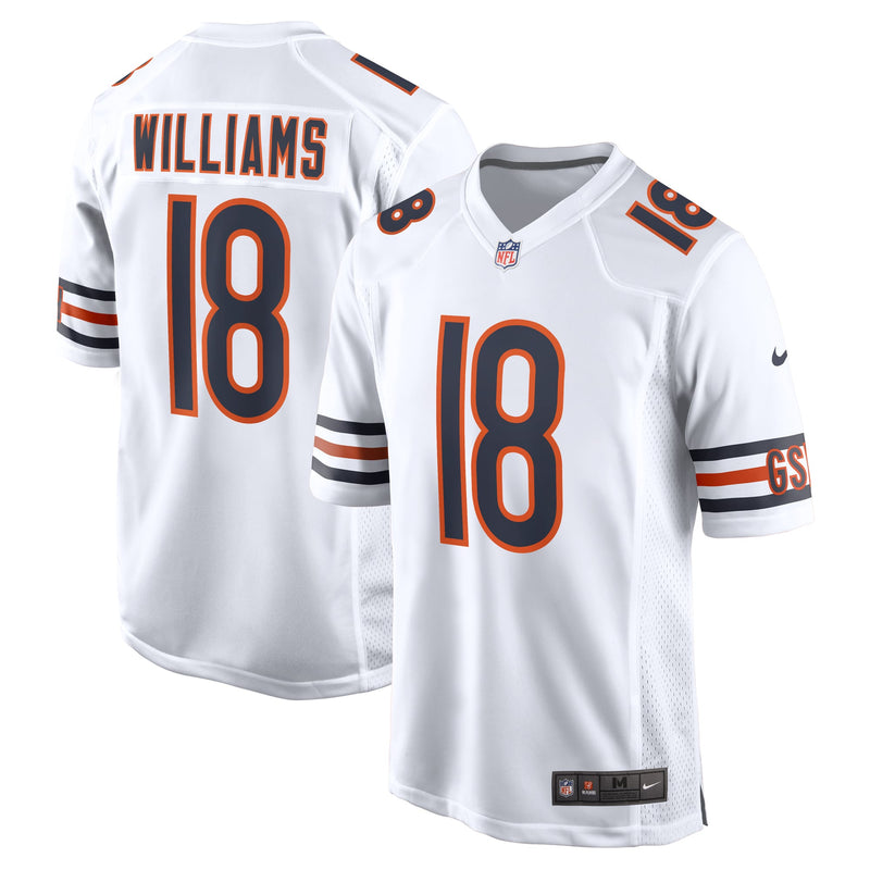 Chicago Bears Caleb Williams White jersey – view 1