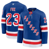 New York Rangers Adam Fox Blue jersey – view 2