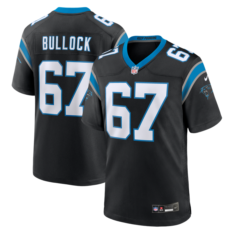 Carolina Panthers Corey Bullock Black jersey – view 1