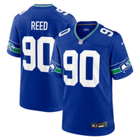 Seattle Seahawks Jarran Reed Royal jersey – view 1