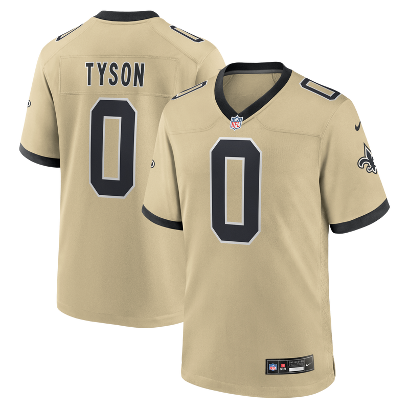 New Orleans Saints Jordyn Tyson Gold jersey – view 1