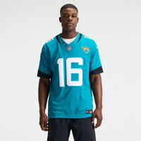 Jacksonville Jaguars Trevor Lawrence Teal jersey – view 3