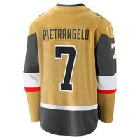 Vegas Golden Knights Alex Pietrangelo Gold jersey – view 4
