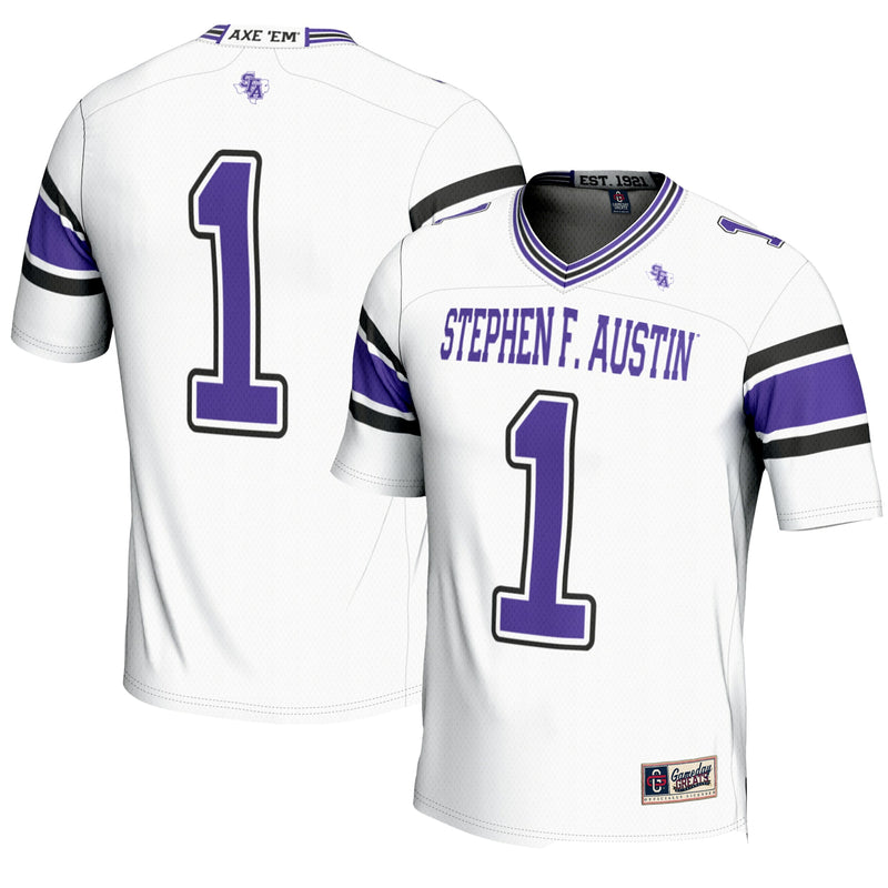Stephen F Austin Lumberjacks White jersey – view 1