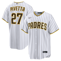 San Diego Padres Nick Pivetta White jersey – view 1