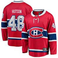 Montreal Canadiens Lane Hutson Red jersey – view 1