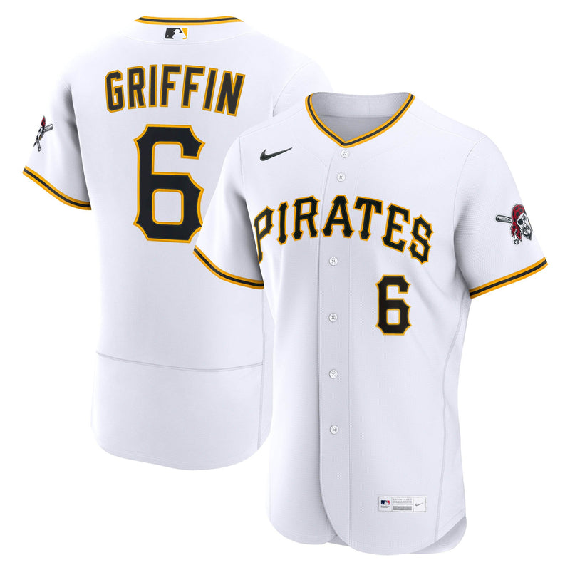 Pittsburgh Pirates Konnor Griffin White jersey – view 1
