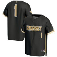 Vanderbilt Commodores Black jersey – view 2