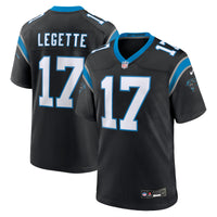Carolina Panthers Xavier Legette Black jersey – view 2