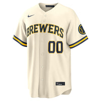 Milwaukee Brewers Cream jersey – view 3