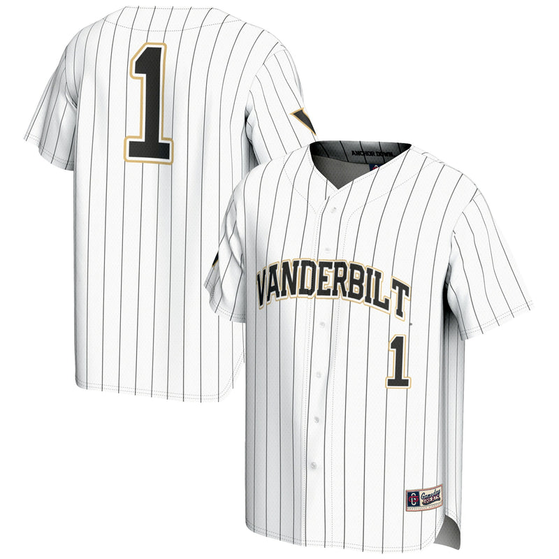 Vanderbilt Commodores White jersey – view 1