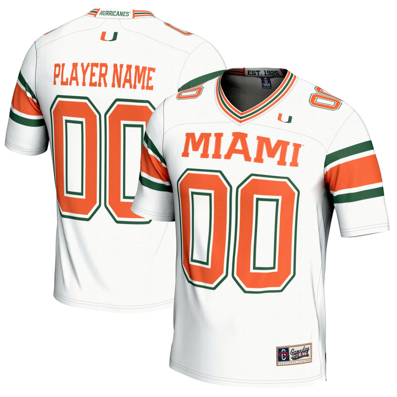 Miami Hurricanes GameDay Greats White jersey – view 1