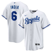 Kansas City Royals Jonathan India White jersey – view 1