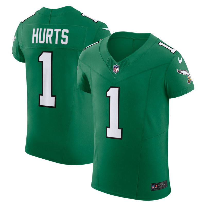 Philadelphia Eagles Jalen Hurts Green jersey – view 1