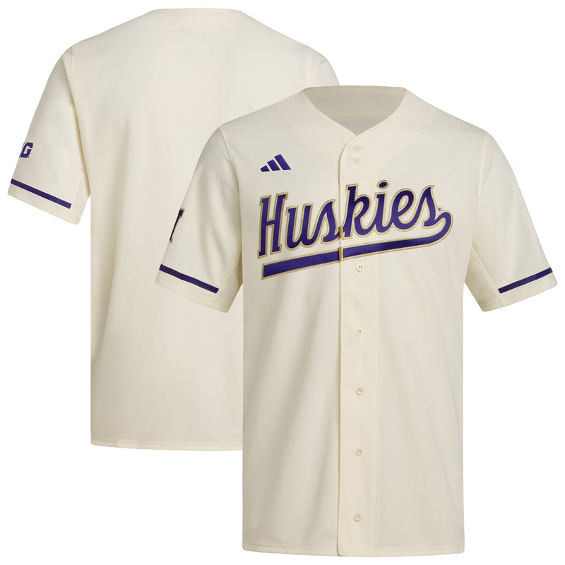 adidas Washington Huskies Cream jersey – view 1