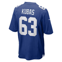 New York Giants Jake Kubas Royal jersey – view 4
