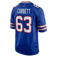 Buffalo Bills Austin Corbett Royal jersey – view 3