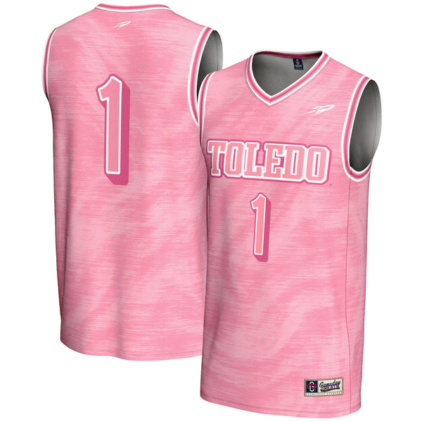 #1 Toledo Rockets GameDay Greats Lightweight Basketball Fashion Jersey - Pink
