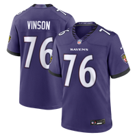 Baltimore Ravens Carson Vinson Purple jersey – view 1