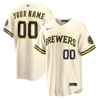 Milwaukee Brewers Cream jersey – view 2