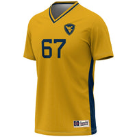 West Virginia Mountaineers Gold jersey – view 3