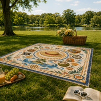 Straw Hat Medallion - Nami and the Calm Voyage Rug - main