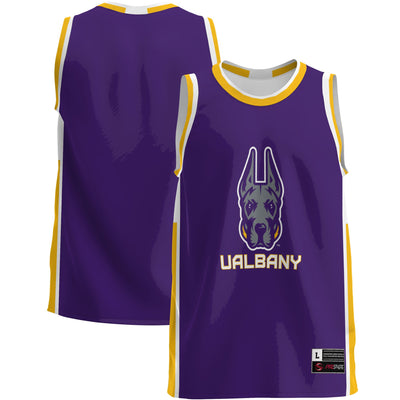 UAlbany Great Danes GameDay Greats Lightweight Basketball Jersey - Purple