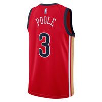New Orleans Pelicans Jordan Poole - Red jersey – view 4