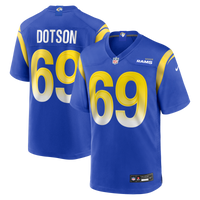 Los Angeles Rams Kevin Dotson Royal jersey – view 1