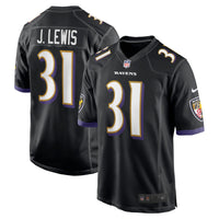 Baltimore Ravens Jamal Lewis Black jersey – view 2