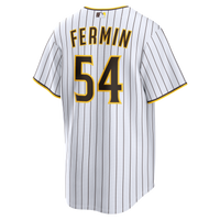 San Diego Padres Freddy Fermin White jersey – view 3