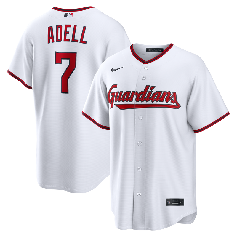 Cleveland Guardians Jo Adell White jersey – view 1