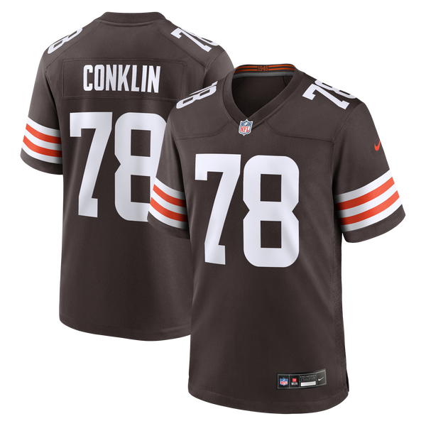 Cleveland Browns Jack Conklin Nike Brown Game Player Jersey