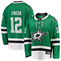 Dallas Stars Radek Faksa Green jersey – view 2