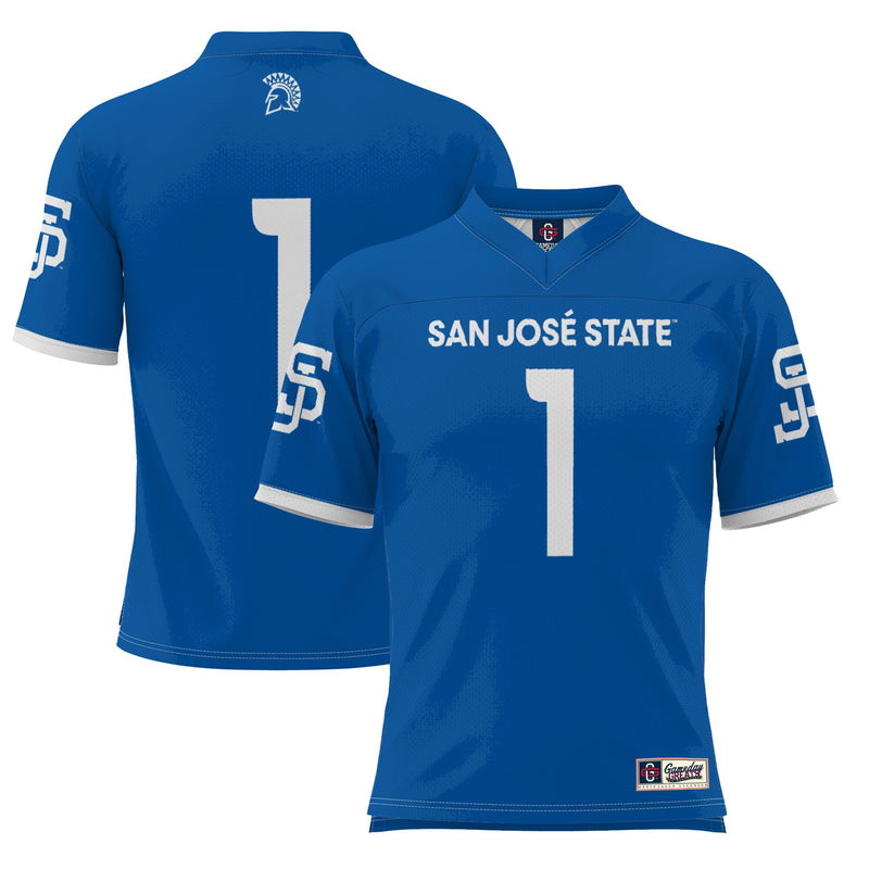 San Jose State Spartans Royal jersey – view 1