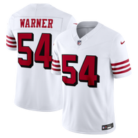 San Francisco 49ers Fred Warner White jersey – view 1