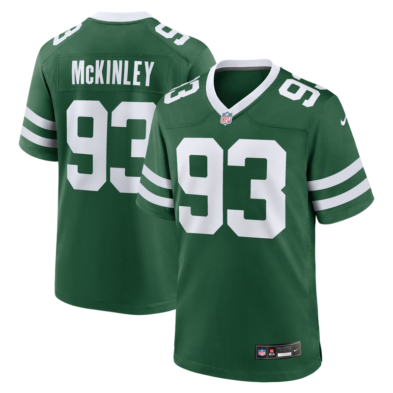 New York Jets Takk McKinley Green jersey – view 1