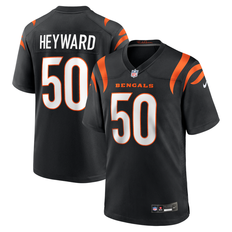 Cincinnati Bengals Shaka Heyward Black jersey – view 1