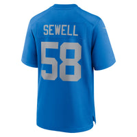 Detroit Lions Penei Sewell Blue jersey – view 4
