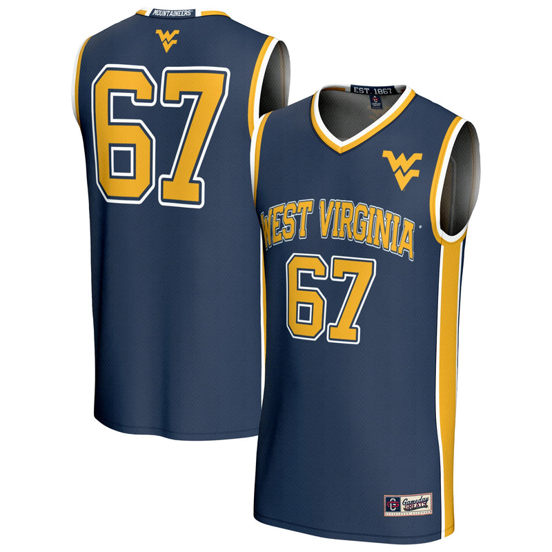 West Virginia Mountaineers GameDay Greats Navy jersey – view 1