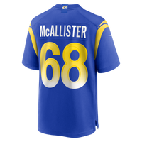 Los Angeles Rams Mike McAllister Royal jersey – view 3