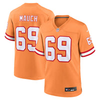 Tampa Bay Buccaneers Cody Mauch Orange jersey – view 2