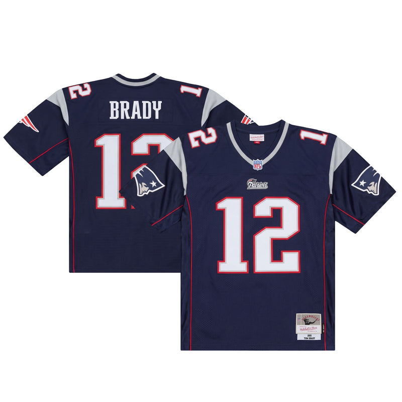 New England Patriots Tom Brady Navy jersey – view 1