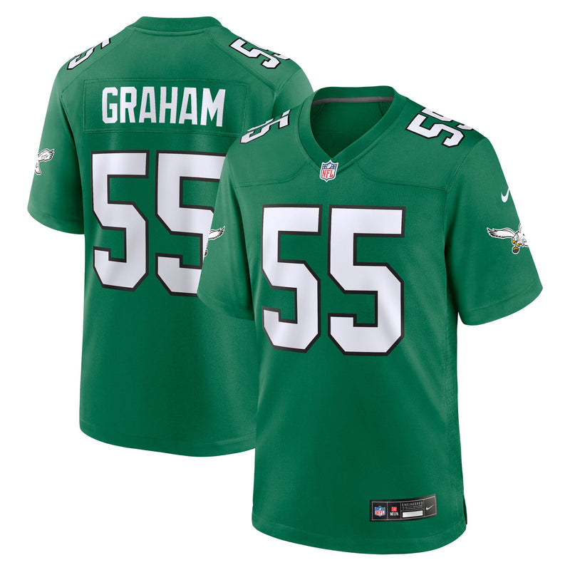 Philadelphia Eagles Brandon Graham Green jersey – view 1