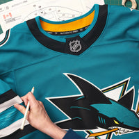 San Jose Sharks Teal jersey – view 7