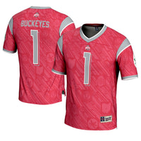 Ohio State Buckeyes Highlight Scarlet jersey – view 2