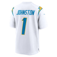 Los Angeles Chargers Quentin Johnston White jersey – view 4