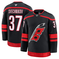 Carolina Hurricanes Andrei Svechnikov Black jersey – view 1