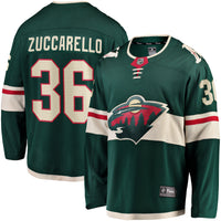 Minnesota Wild Mats Zuccarello Green jersey – view 2