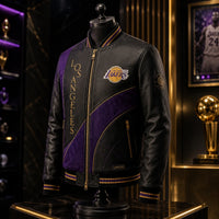 LAL Purple and Gold - Vertical Lettering Statement Jacket - main